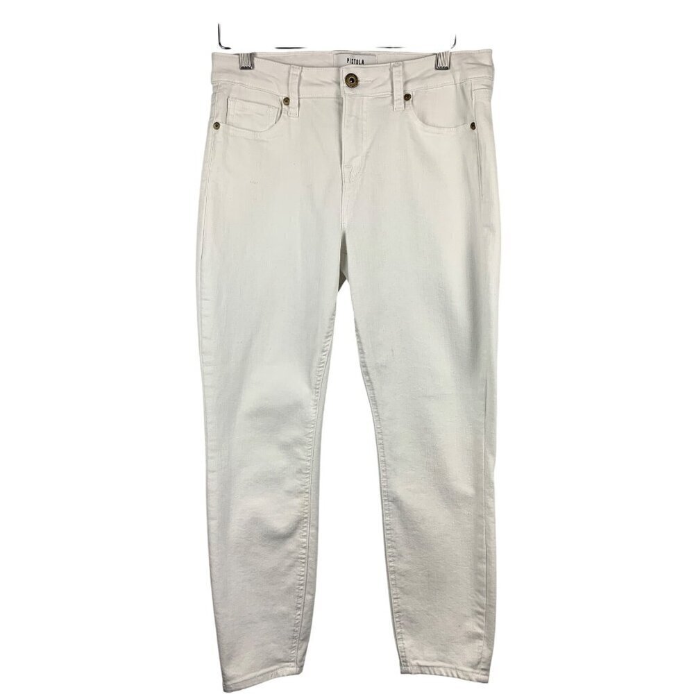 Pistola White High-Waisted Boyfriend Jeans Size 28